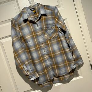Eddie Bauer Women’s plaid button shirt